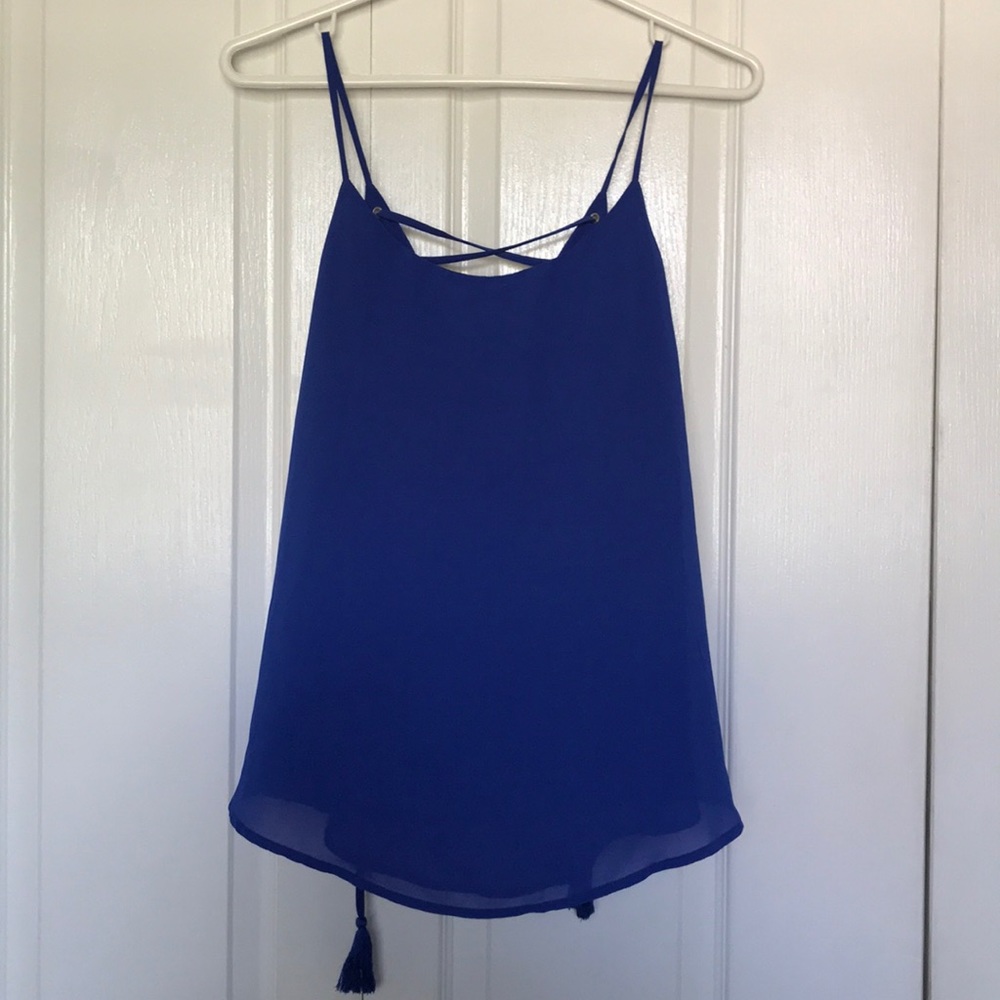 Naked Zebra - Royal Blue Top